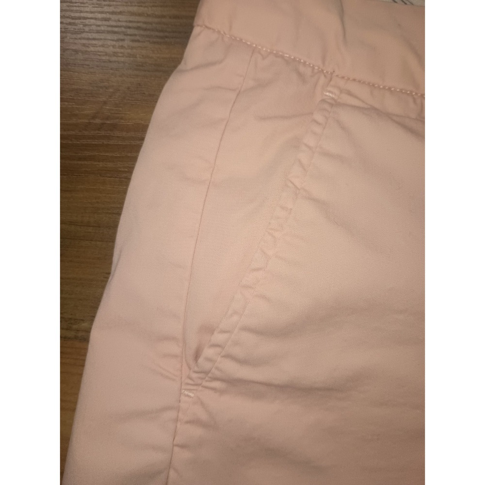UNIQLO Women's Pink Chino Shorts Size 0 Cotton Classic Fit Mid Rise Pockets - Picture 6 of 13